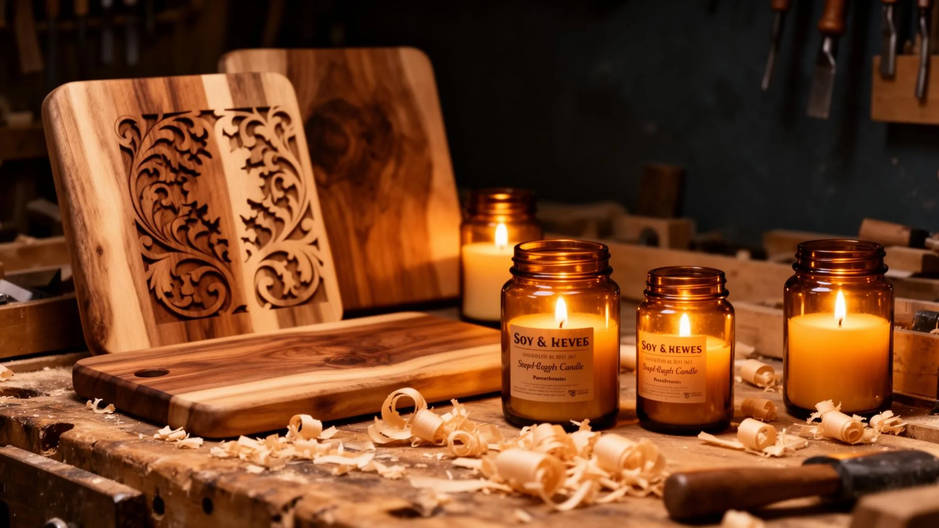 Scented Timber handcrafted wood products and candles