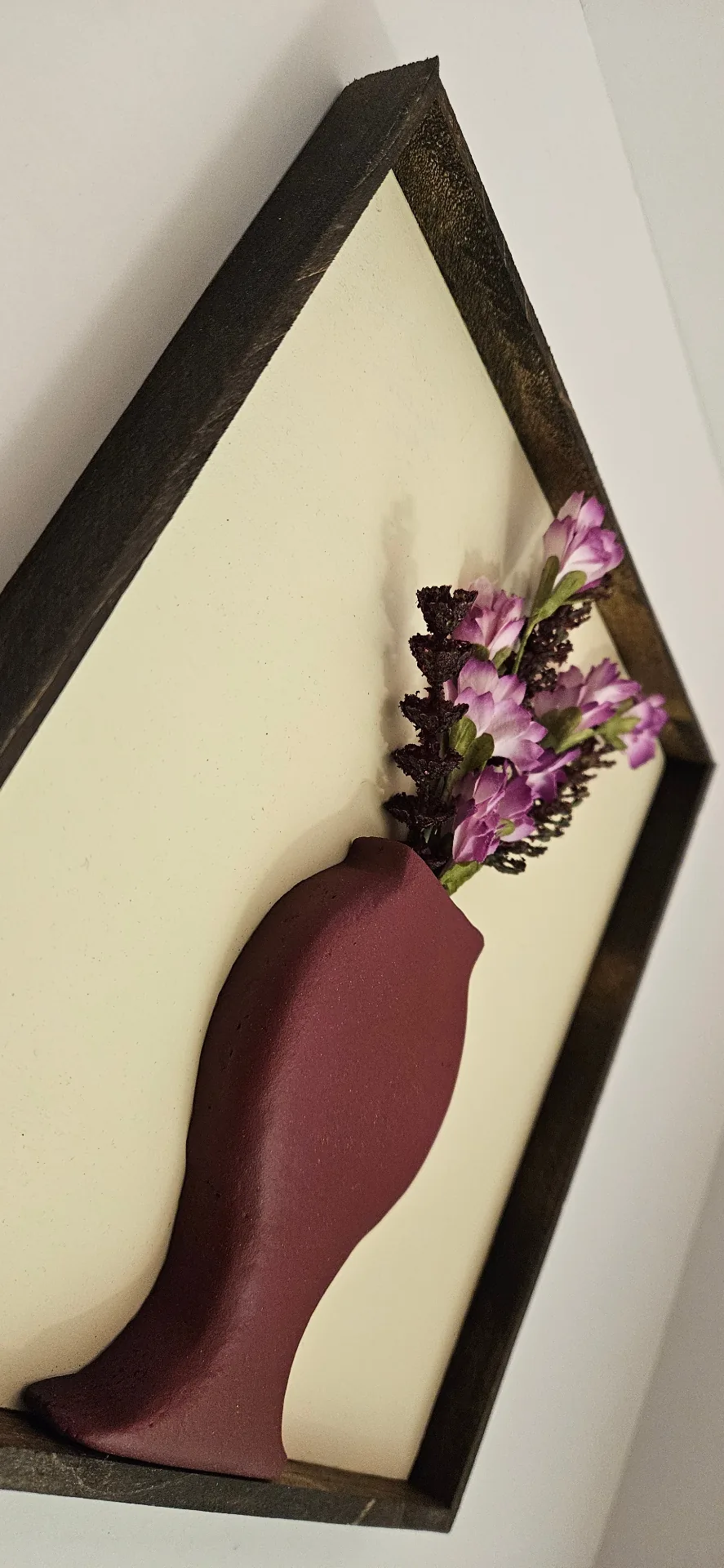 Vase & Flowers Scroll Saw Art